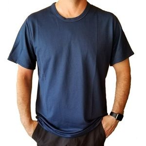 lululemon blue short sleeve t shirt
